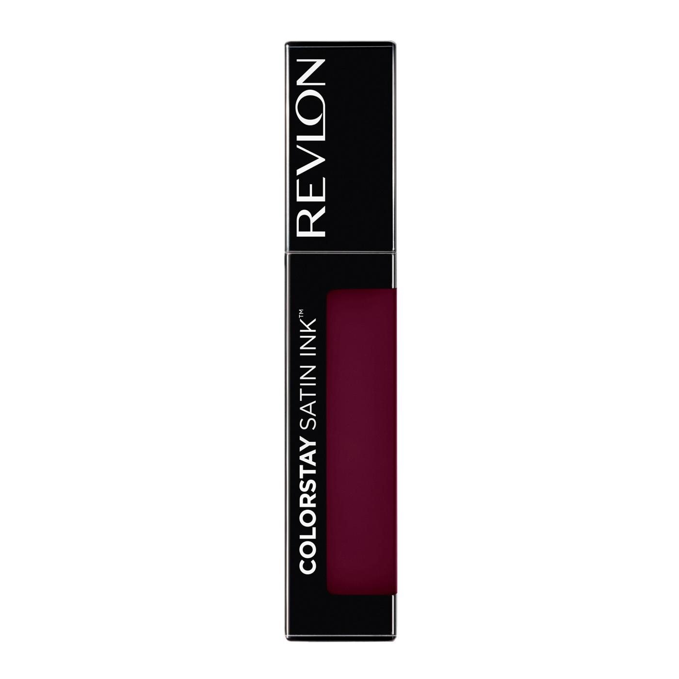 Revlon ColorStay Satin Ink Crown Jewels Liquid Lipstick, Reigning Red; image 1 of 7