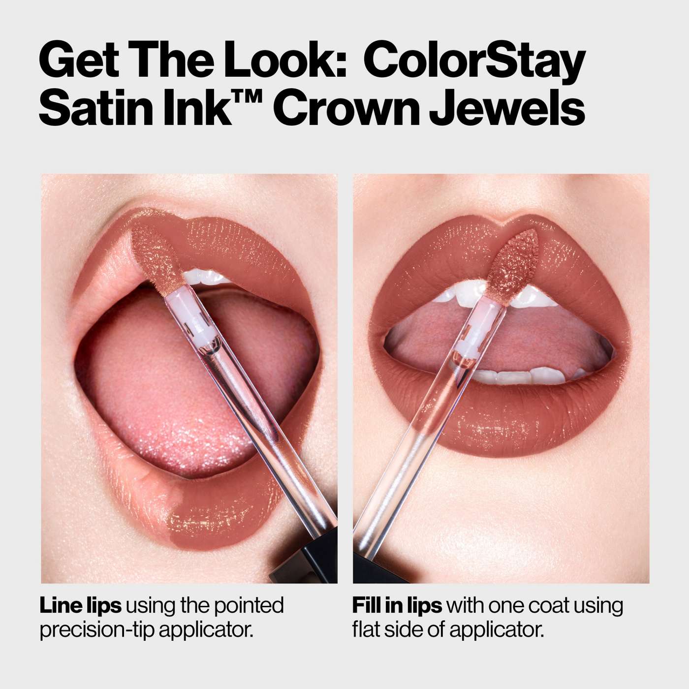 Revlon ColorStay Satin Ink Crown Jewels Liquid Lipstick, Citrine Queen; image 3 of 7