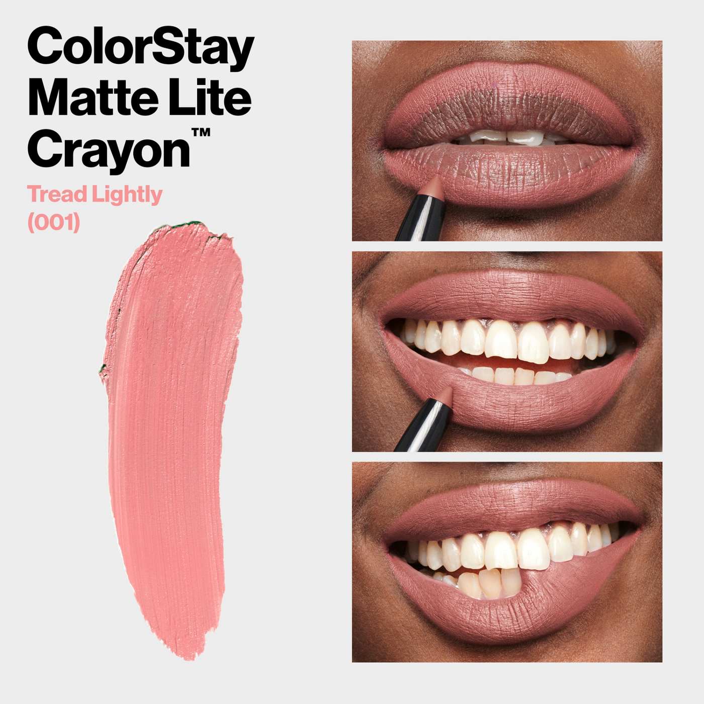 Revlon ColorStay Matte Lite Crayon Lipstick - Tread Lightly; image 4 of 7