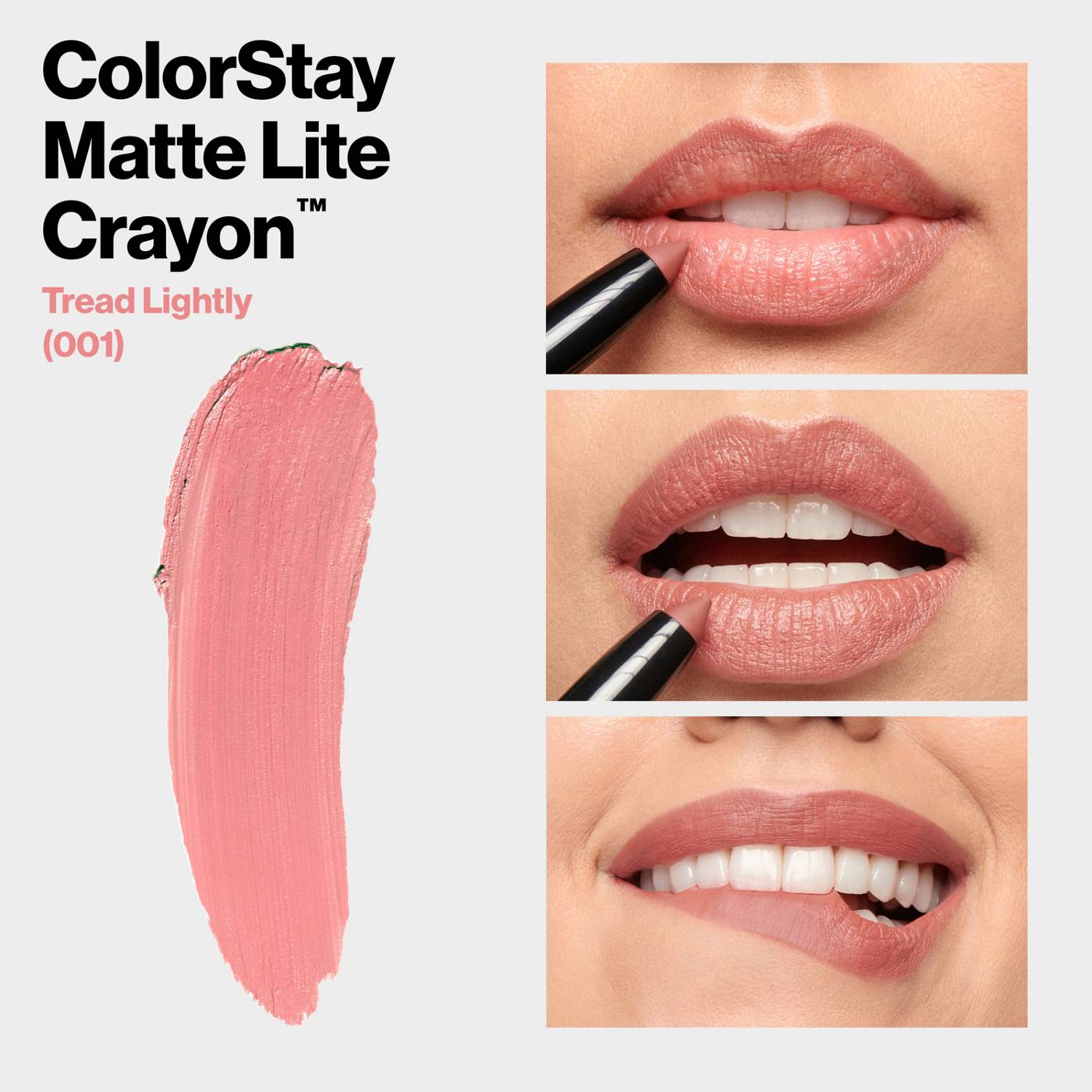 Revlon ColorStay Matte Lite Crayon Lipstick - Tread Lightly; image 5 of 7