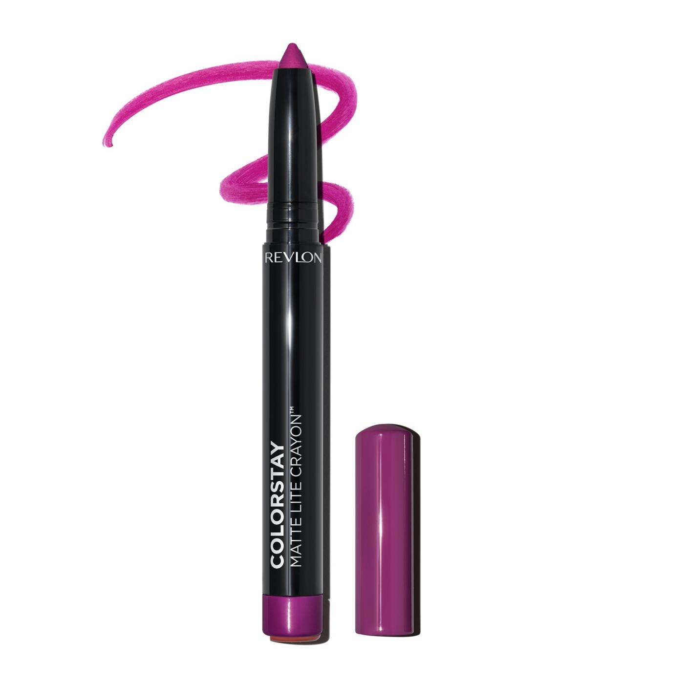 Revlon ColorStay Matte Lite Crayon Lipstick - Sky High; image 4 of 7