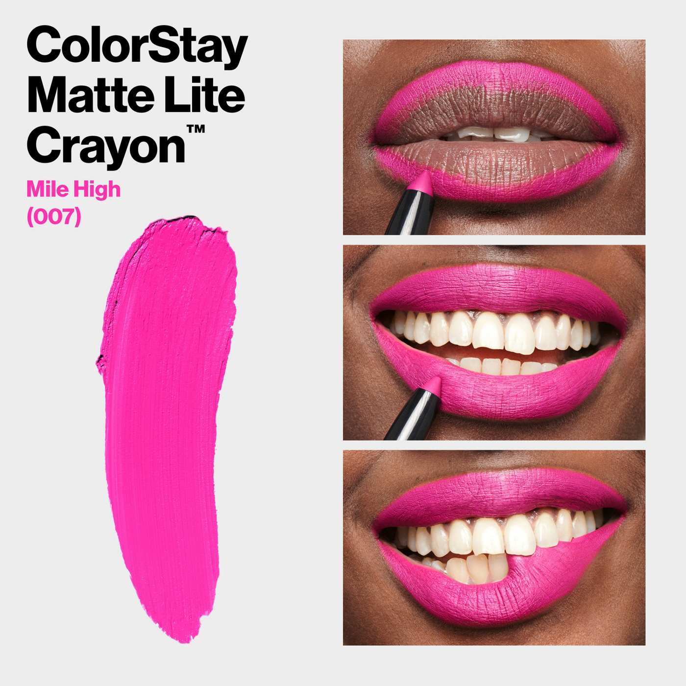 Revlon ColorStay Matte Lite Crayon Lipstick - Mile High; image 6 of 7