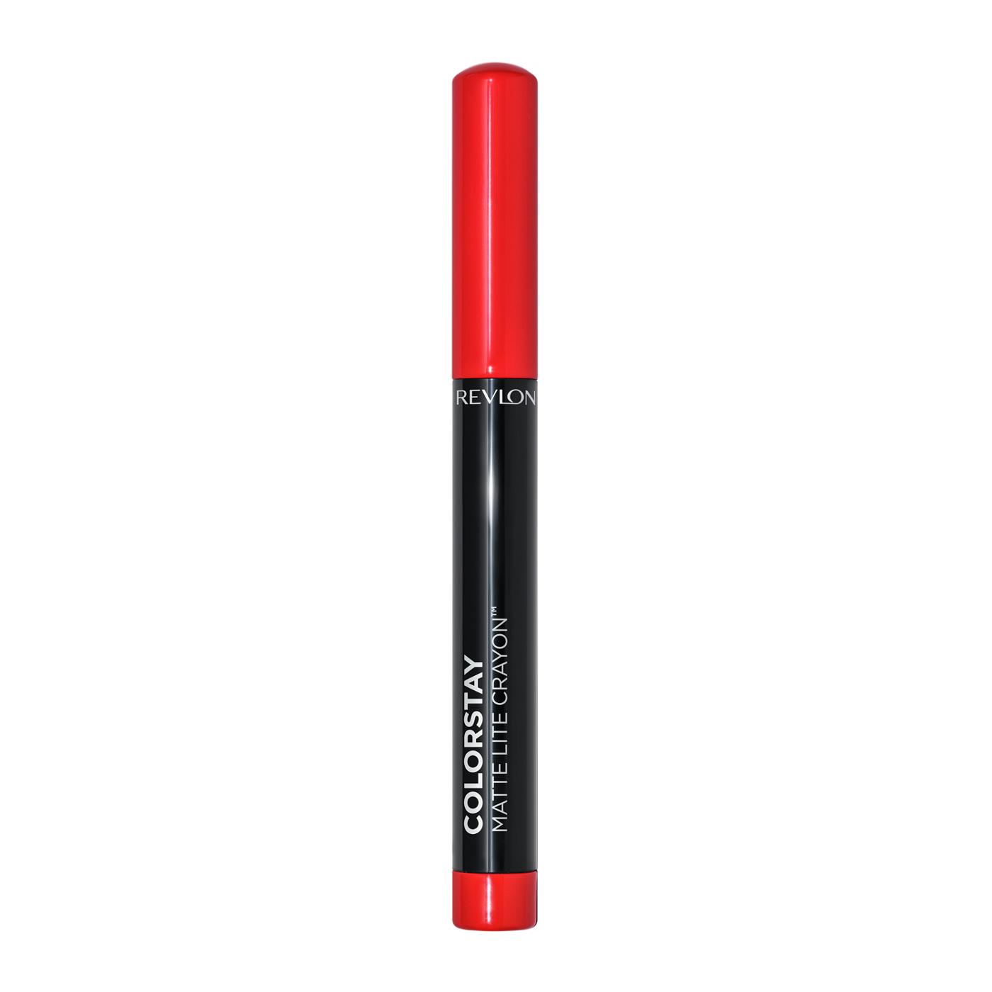 Revlon ColorStay Matte Lite Crayon Lipstick - Ruffled Feathers; image 1 of 7