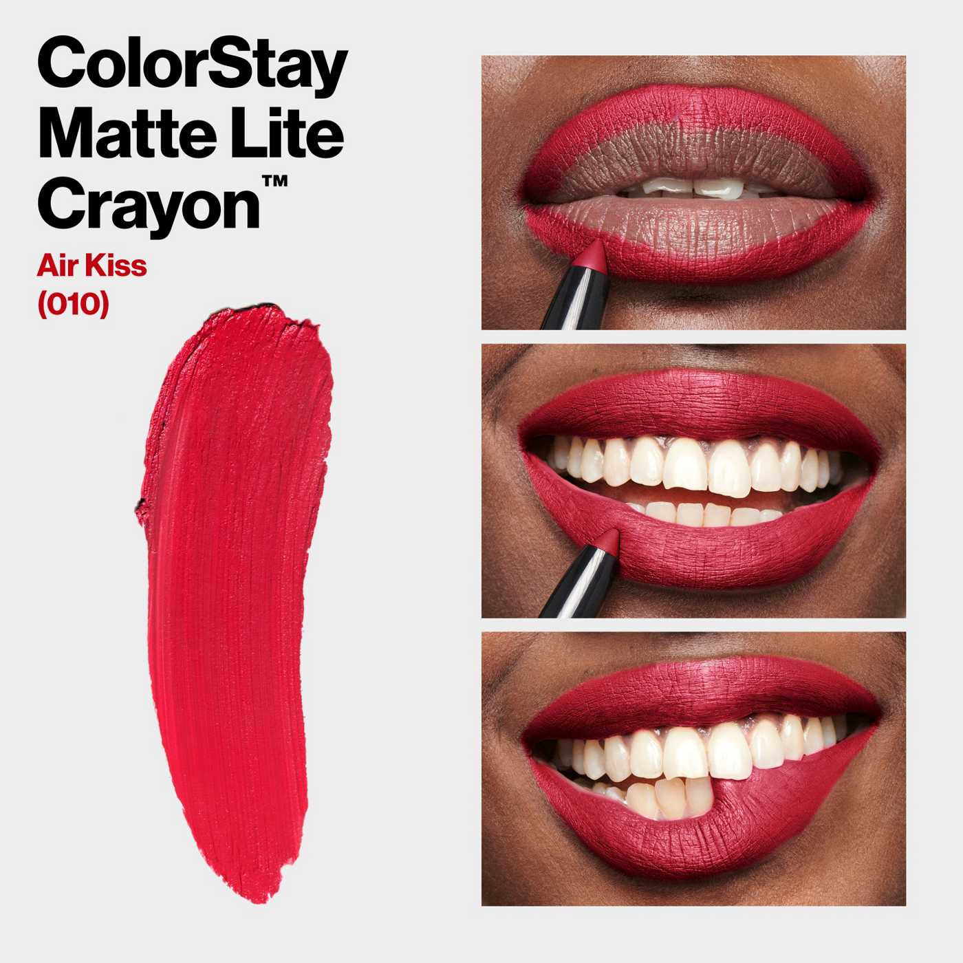 Revlon ColorStay Matte Lite Crayon Lipstick - Air Kiss; image 4 of 7