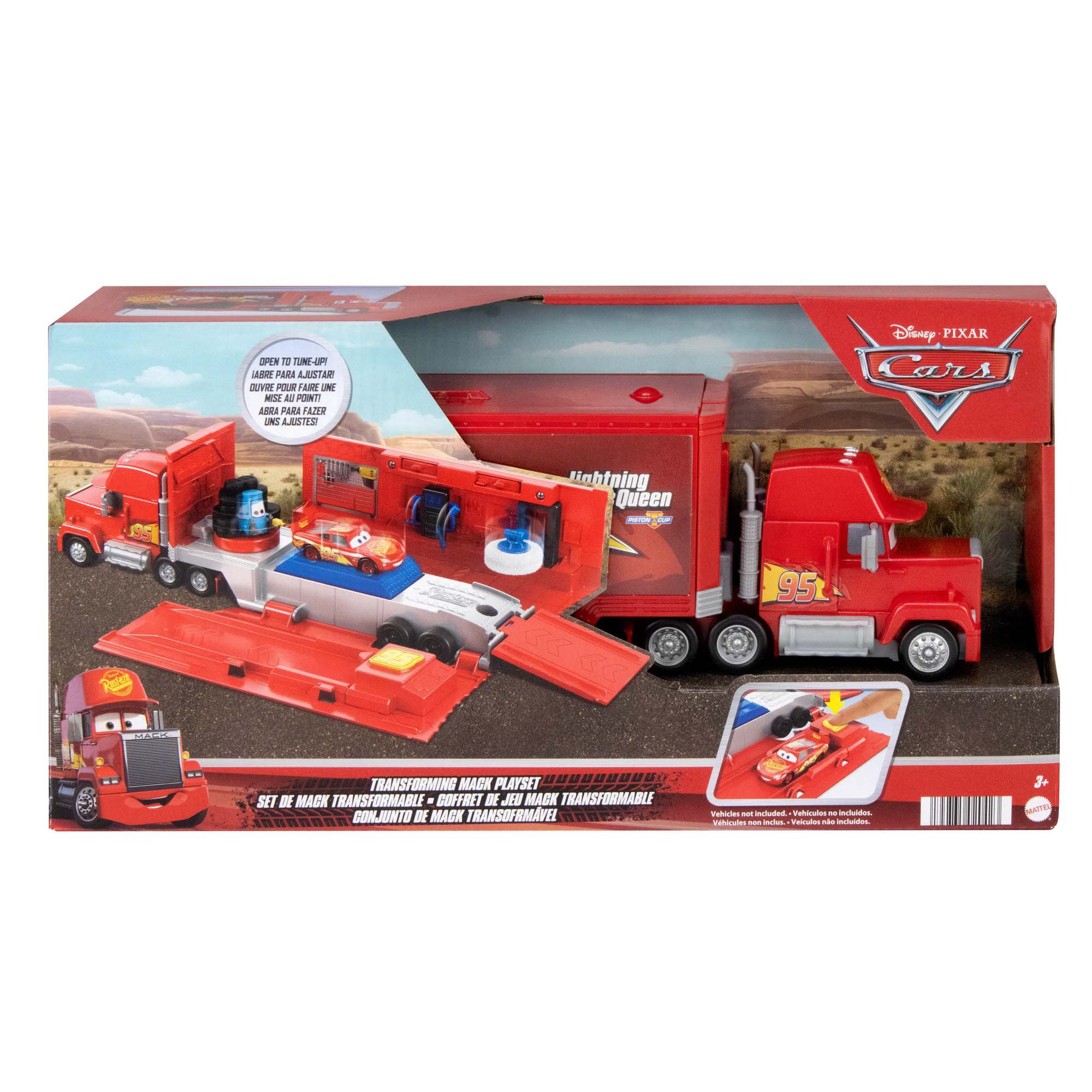 Disneypixar Cars Mack Hauler Movie Playset Toy Truck And Transporter