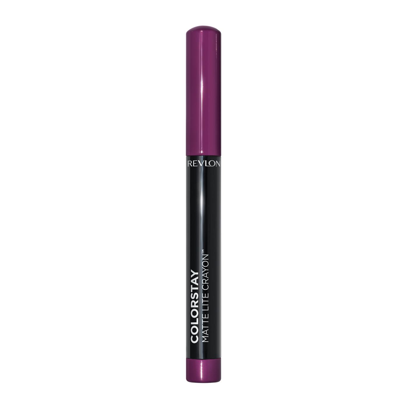 Revlon ColorStay Matte Lite Crayon Lipstick - On Cloud Wine; image 1 of 7