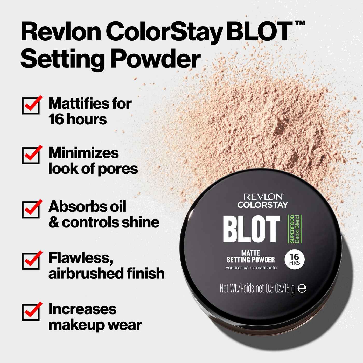 Revlon ColorStay Blot Setting Powder; image 4 of 5