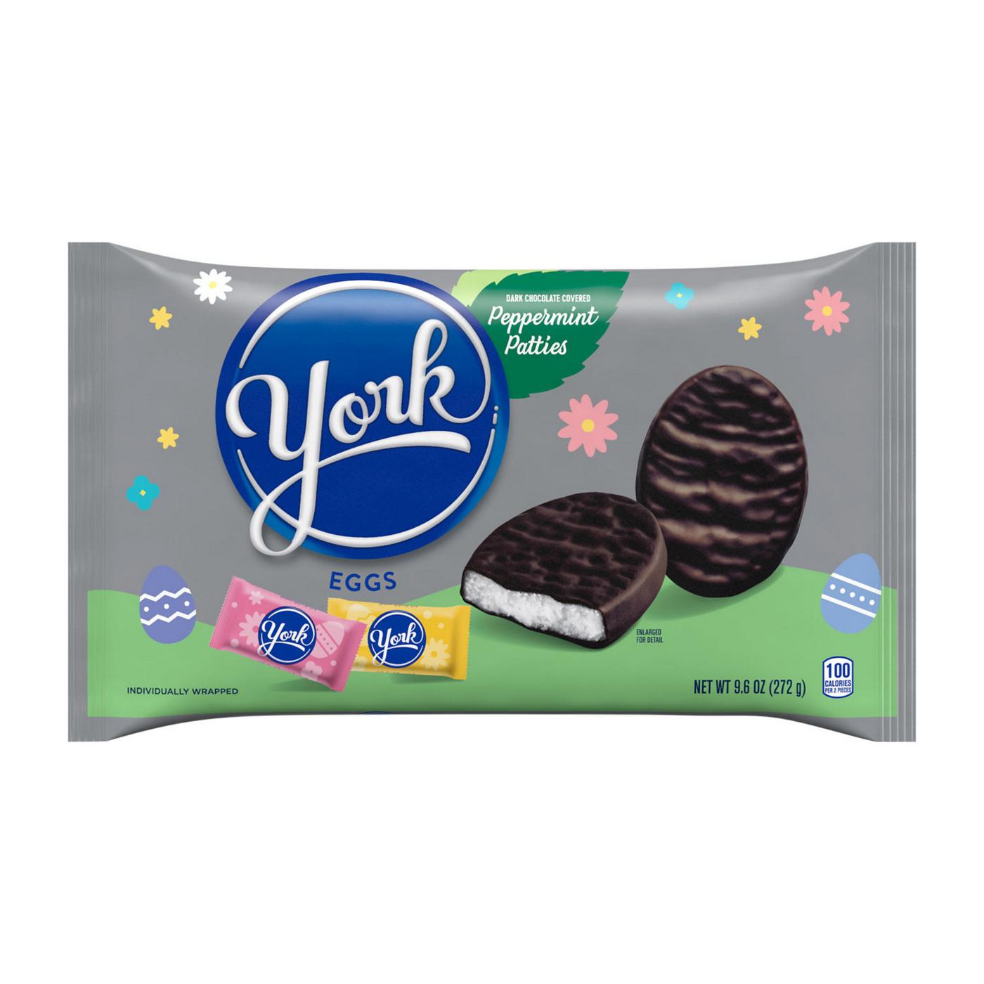 York Dark Chocolate Peppermint Patties Eggs Easter Candy; image 1 of 7