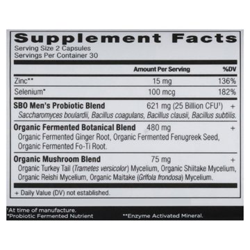 Ancient Nutrition Men's SBO Probiotics Capsules
