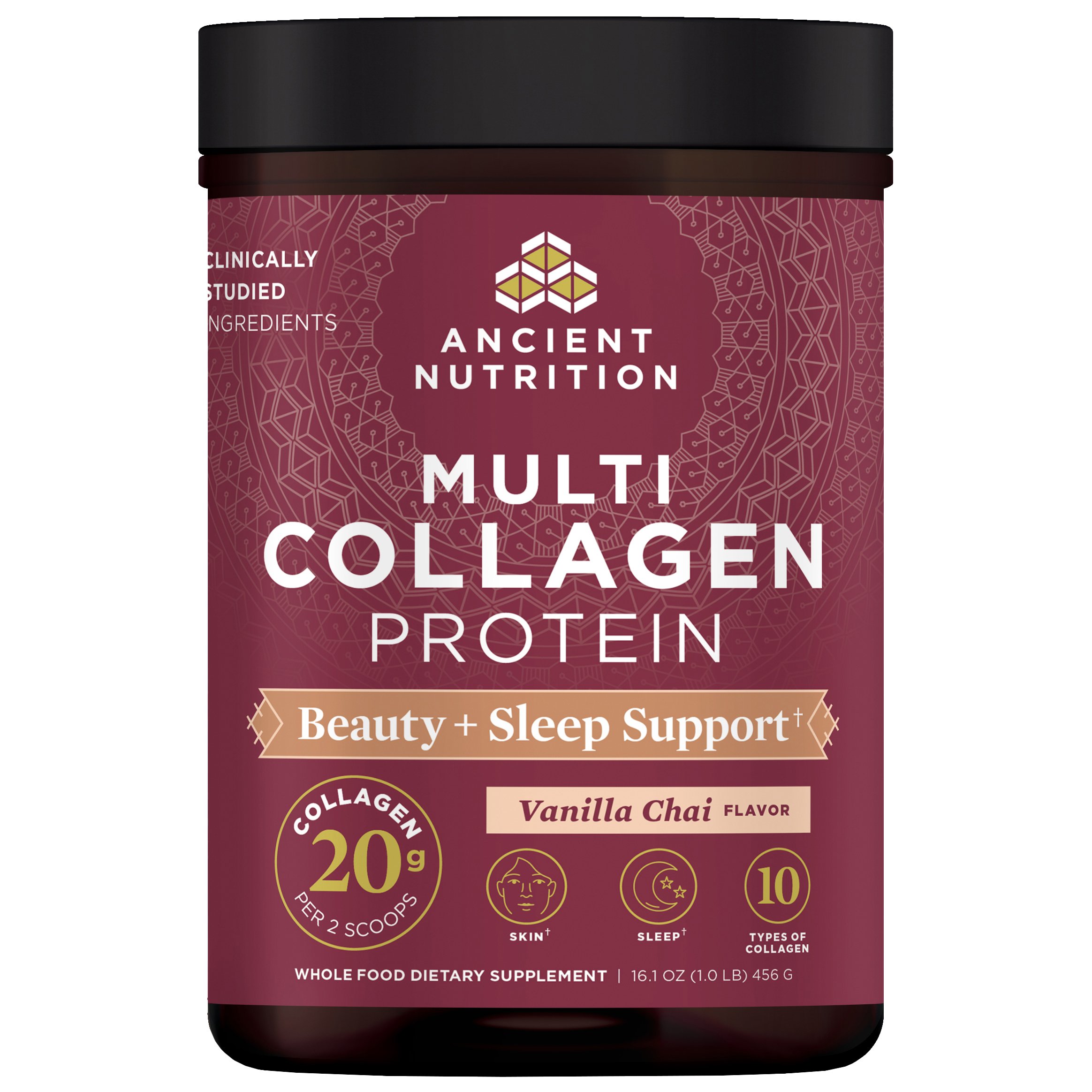 Ancient Nutrition Beauty + Sleep Support Multi Collagen Protein