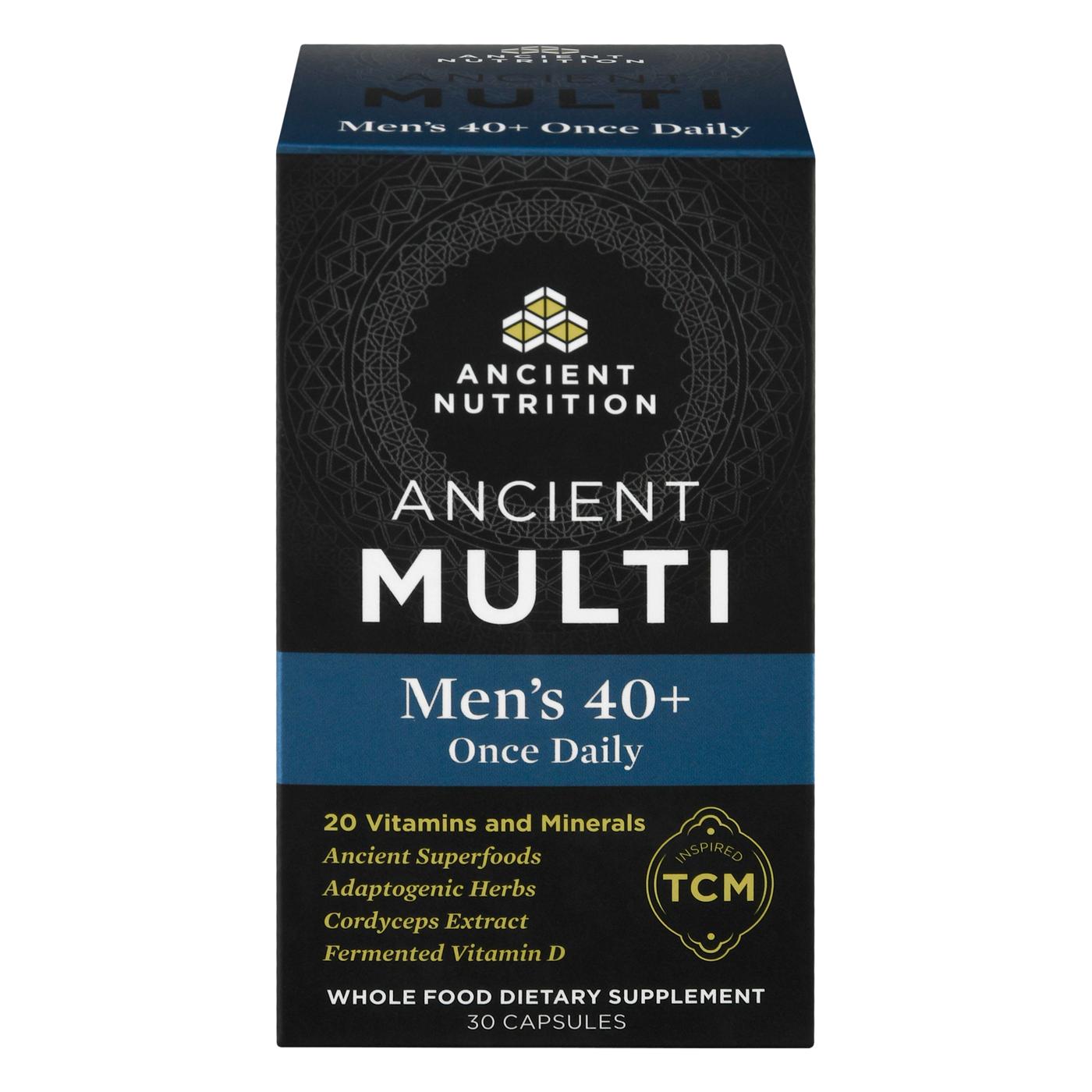 Ancient Nutrition Men's 40+ Once Daily Capsules; image 1 of 2