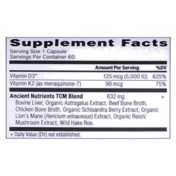 Ancient Nutrition Vitamin D Capsules