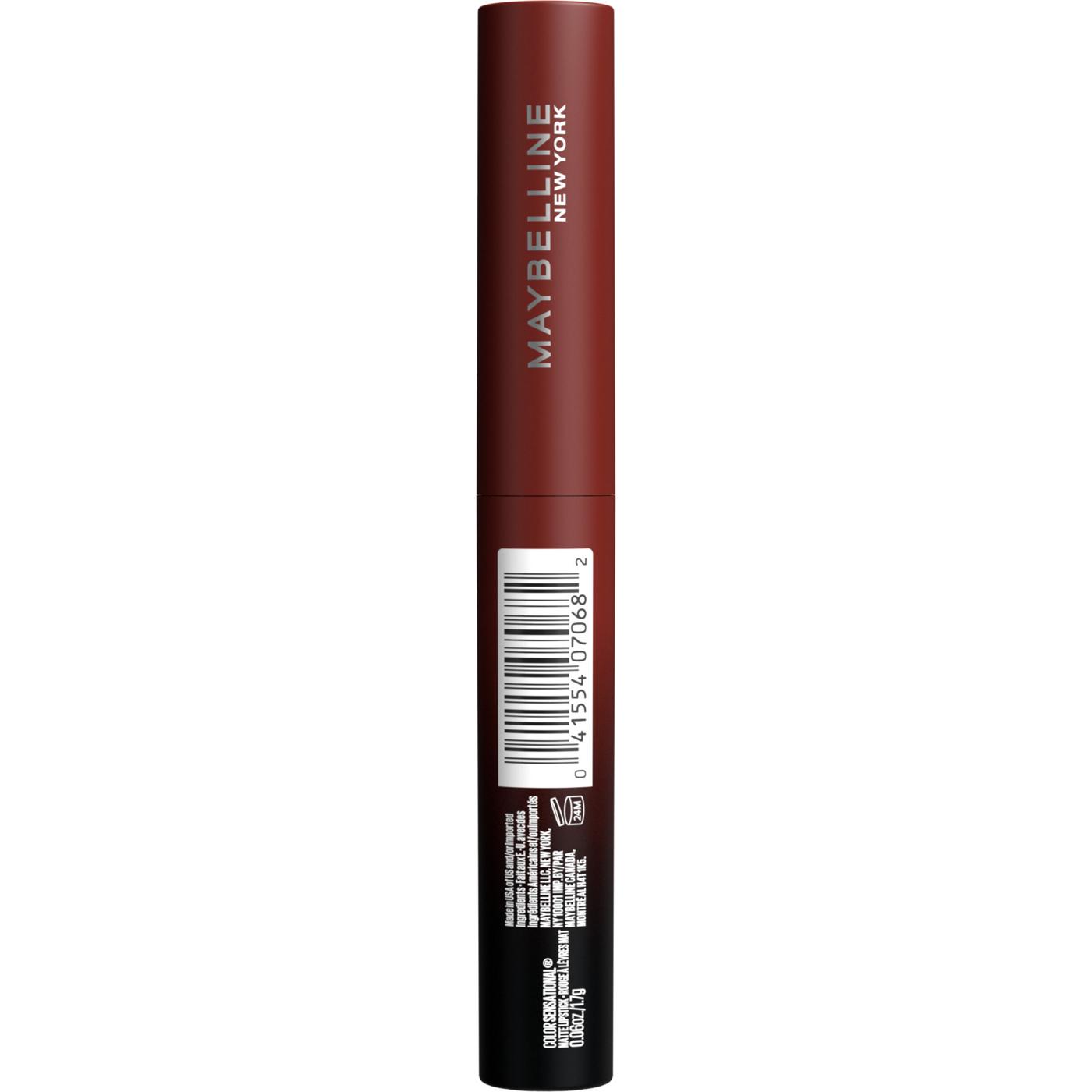 Maybelline Color Sensational Ultimatte Lipstick - More Cedar; image 5 of 13