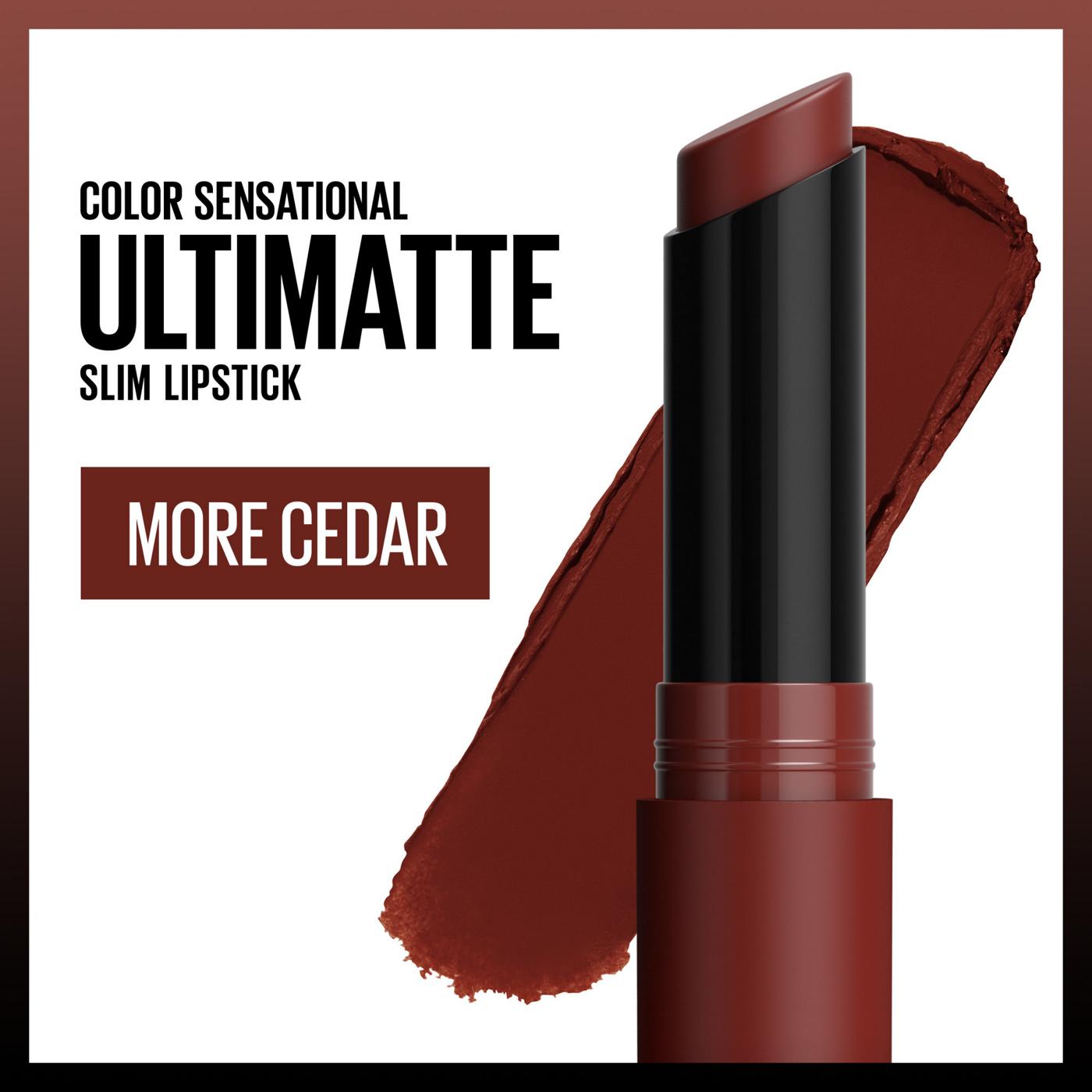 Maybelline Color Sensational Ultimatte Lipstick - More Cedar; image 11 of 13