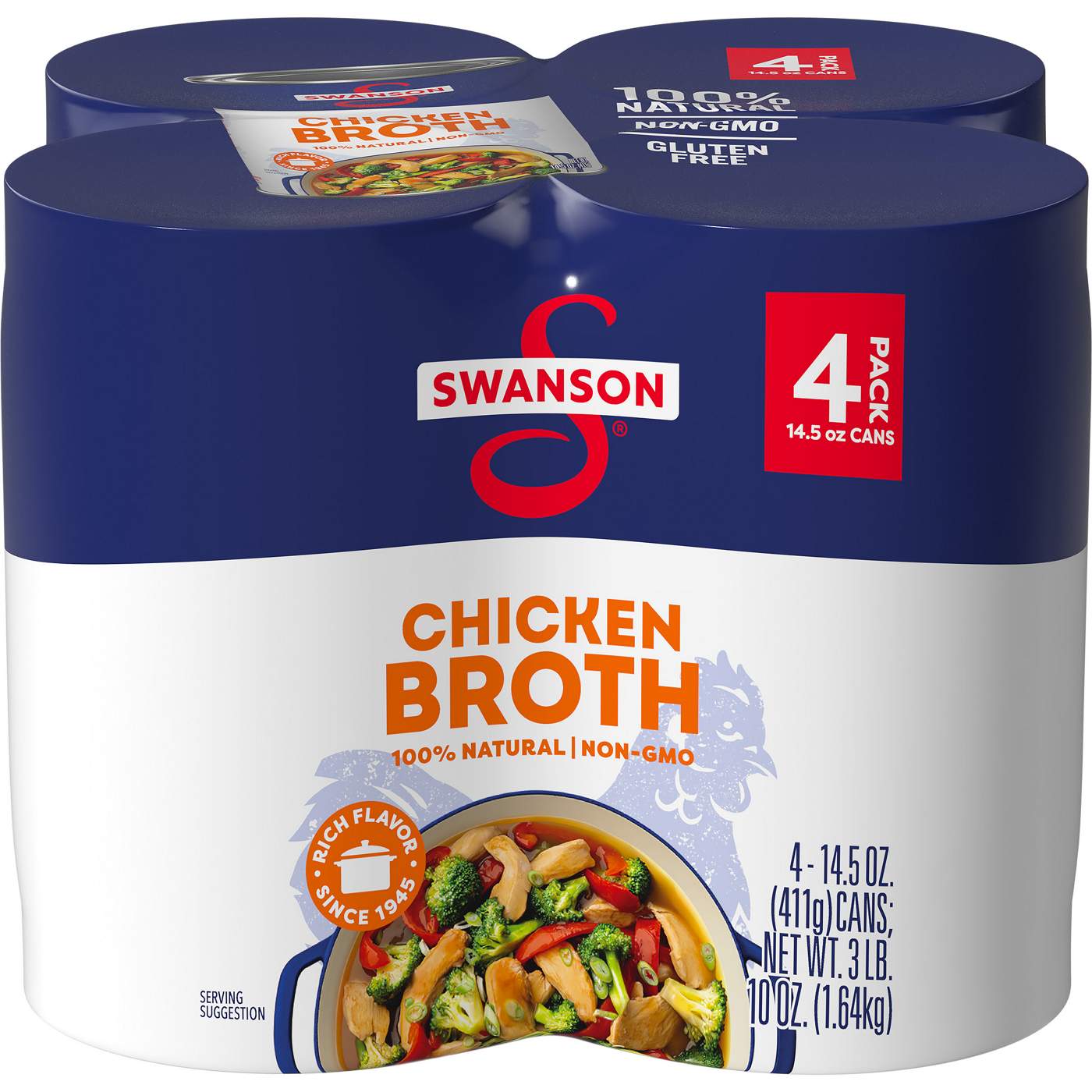 Swanson 100% Natural Chicken Broth; image 1 of 8