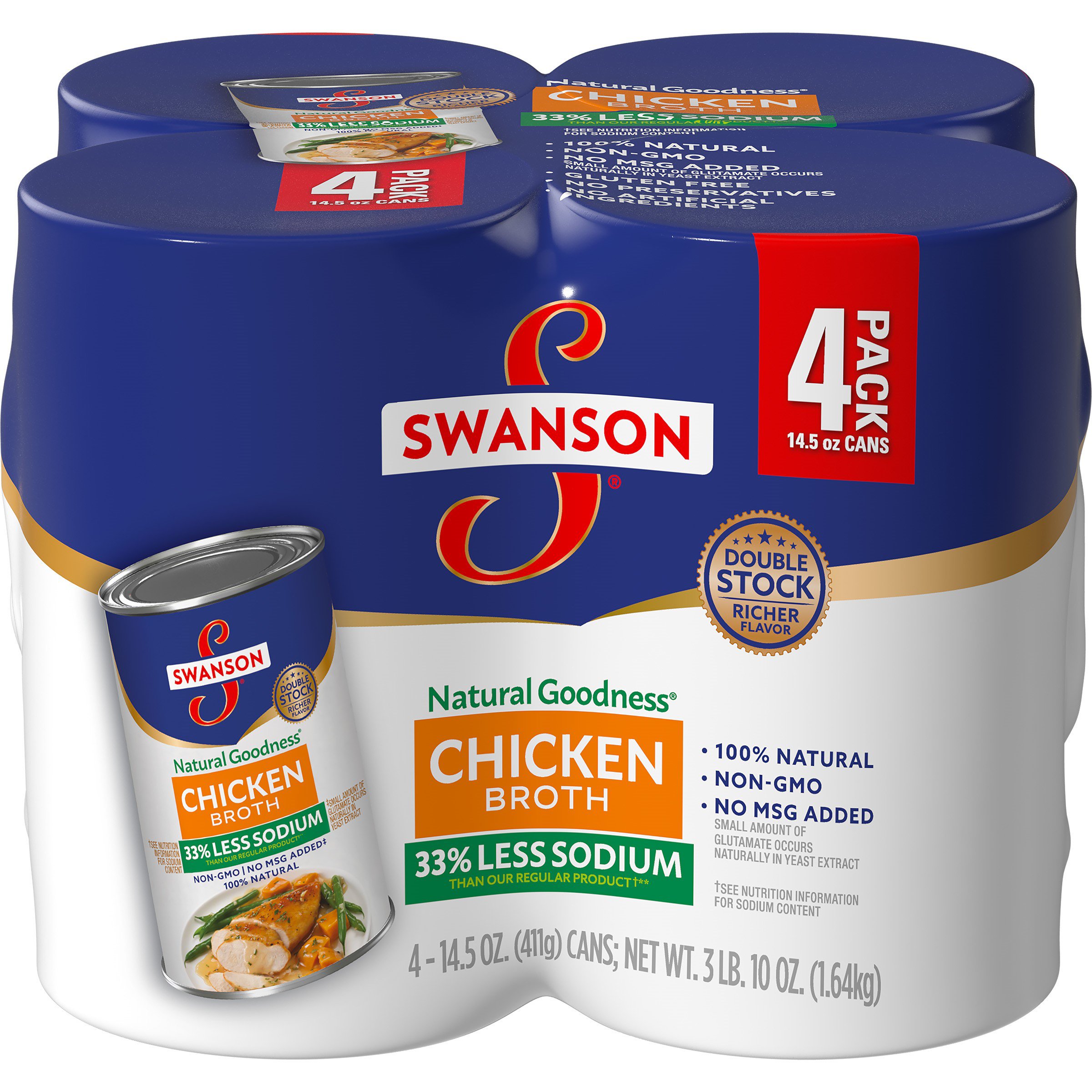 Save on Swanson Organic Chicken Broth Low Sodium Free Range Order