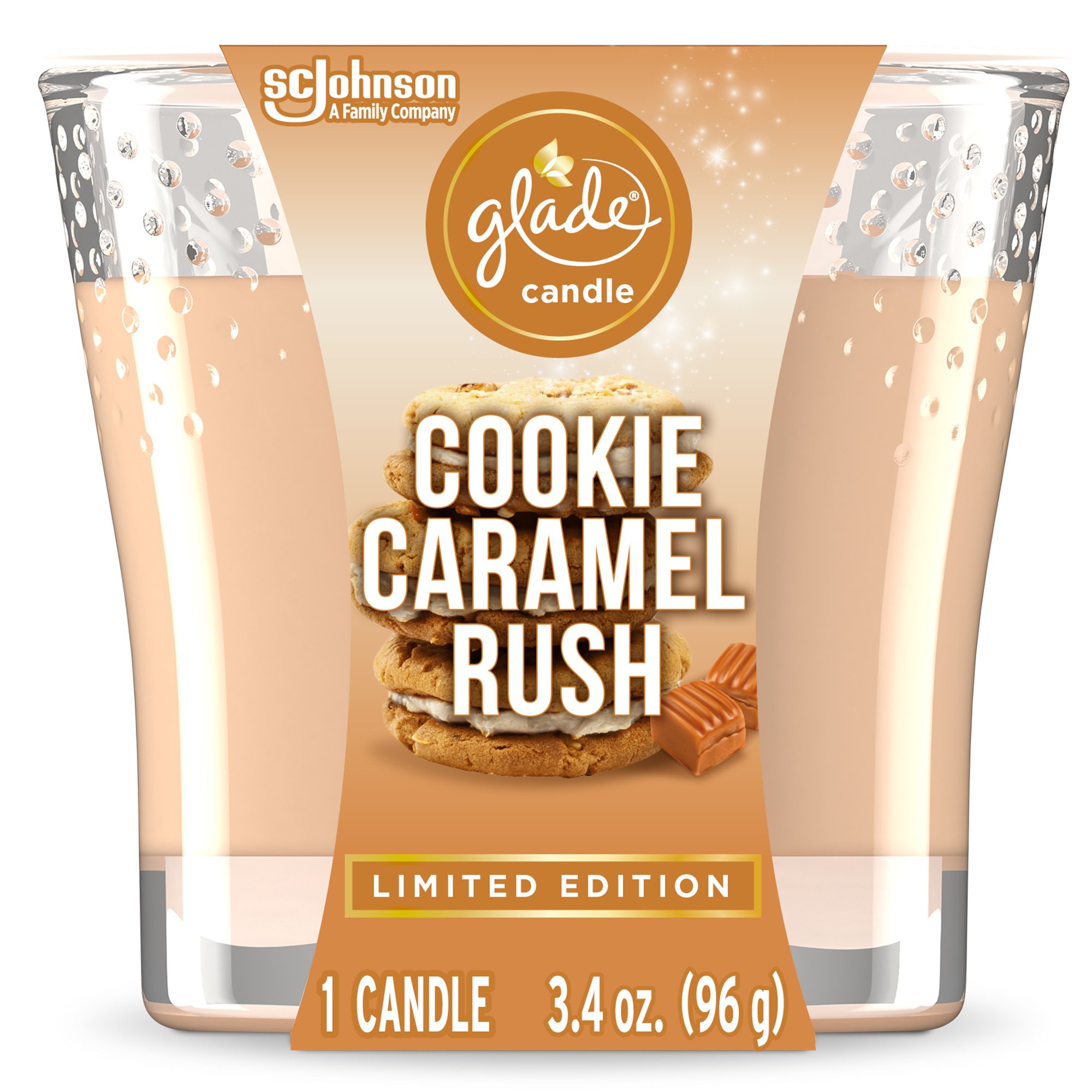Glade Cookie Caramel Rush Holiday Candle Shop Candles at HEB