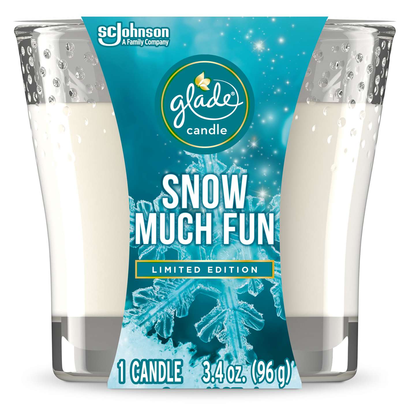 Glade Snow Much Fun Holiday Candle; image 1 of 3
