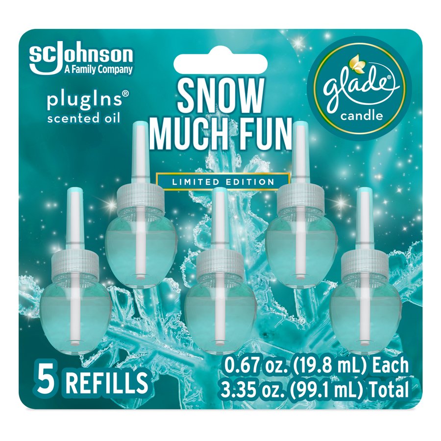 Glade PlugIns Scented Oil Air Freshener Refills Snow Much Fun Shop