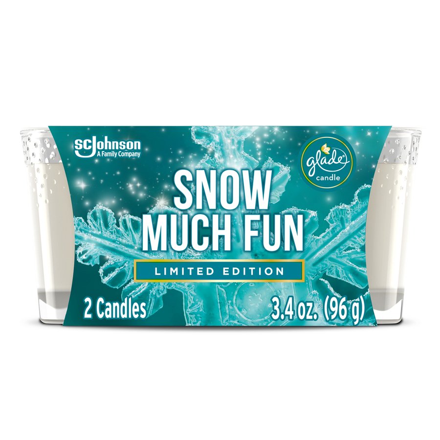 Glade Snow Much Fun Holiday Candles Shop Air Fresheners & Candles at