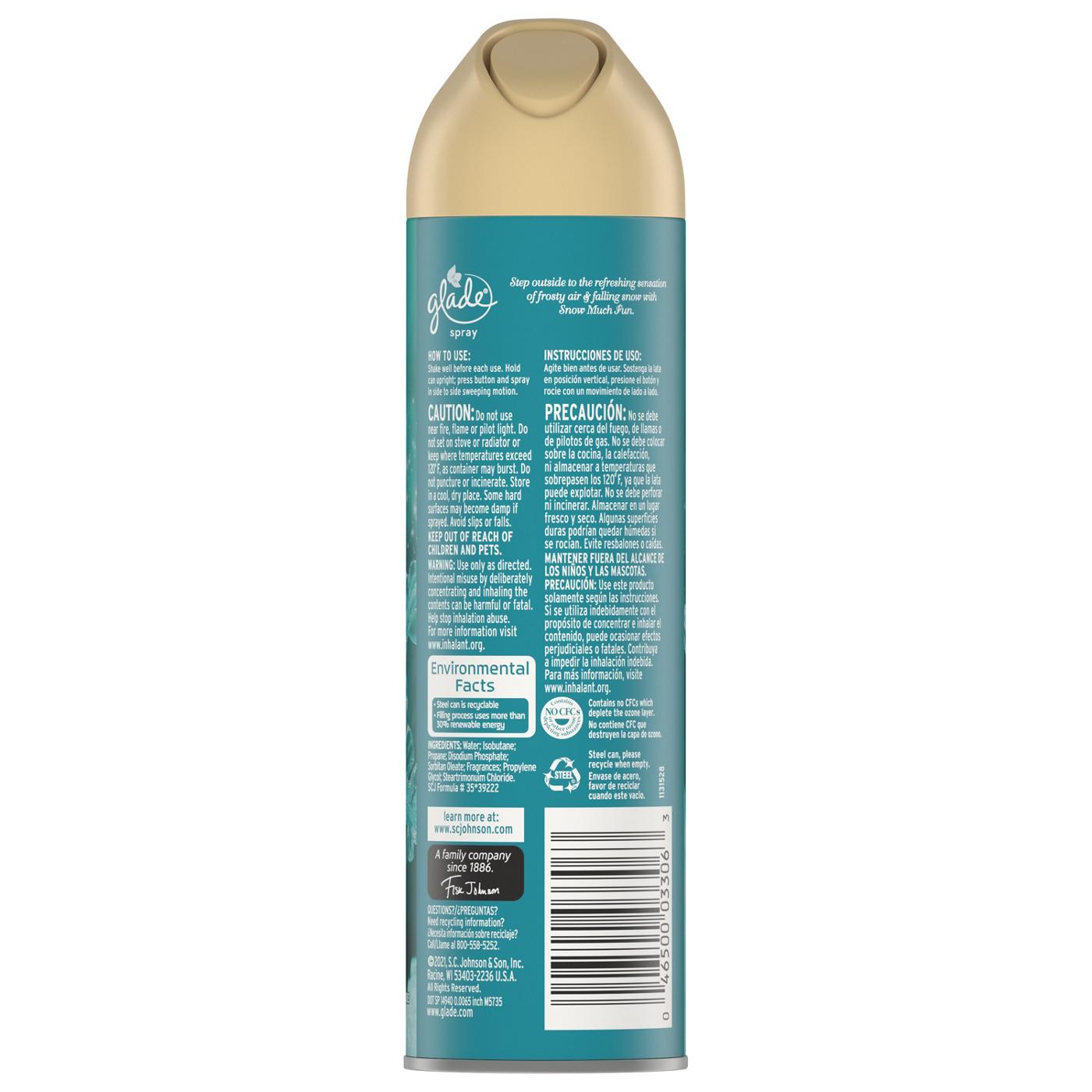 Glade Air Freshener Room Spray Snow Much Fun Shop Air Fresheners at