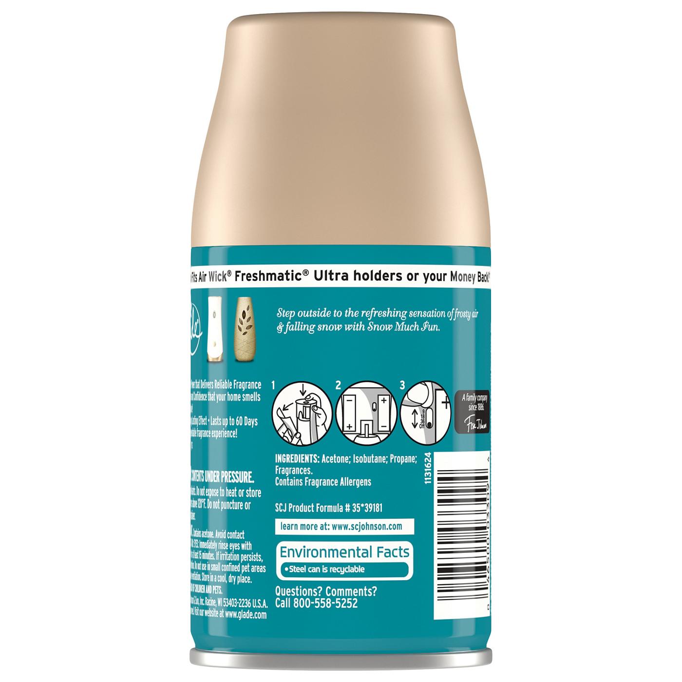 Glade Automatic Spray Refill Snow Much Fun Shop Air fresheners at HEB