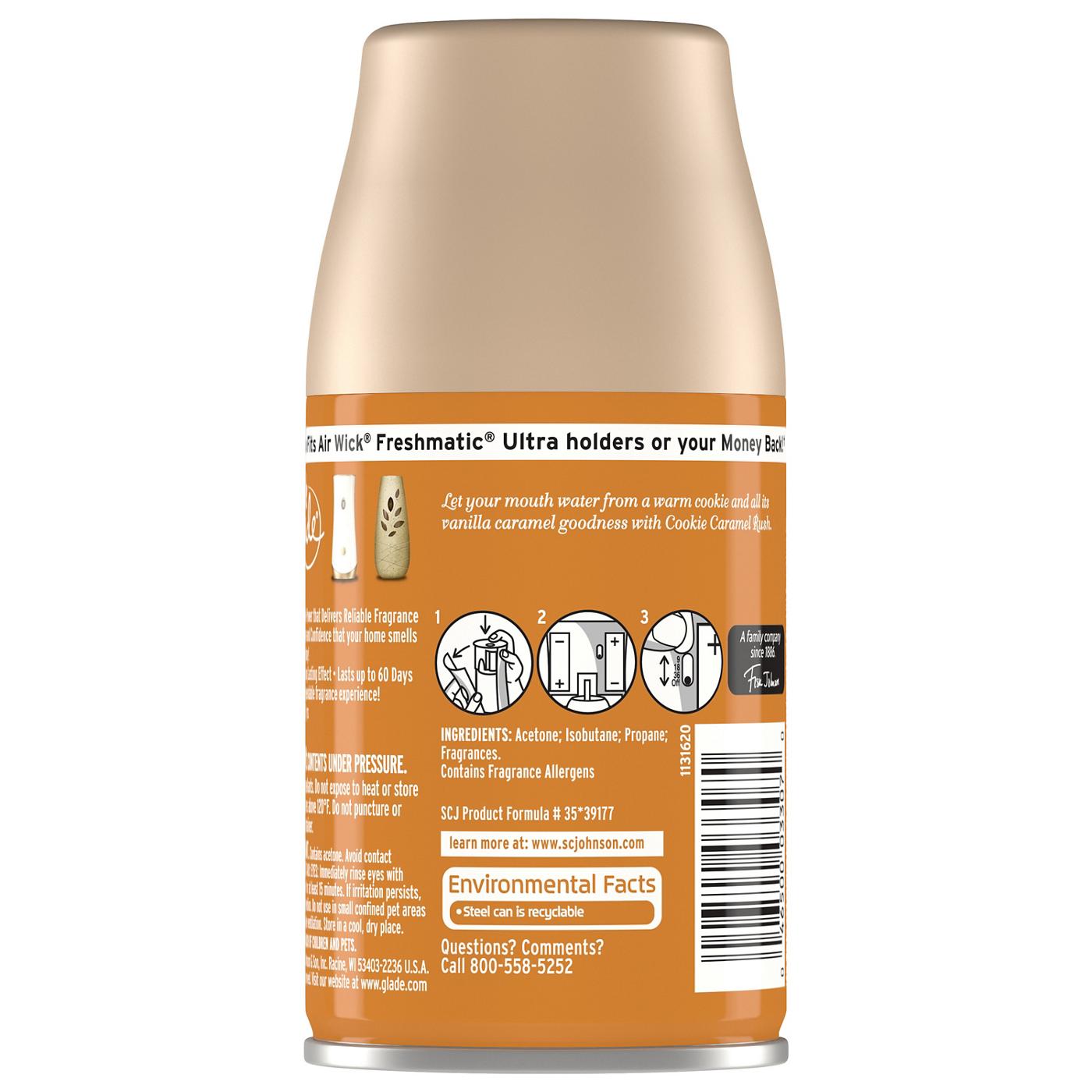Glade Automatic Spray Refill Cookie Caramel Rush Shop Air Fresheners at HEB