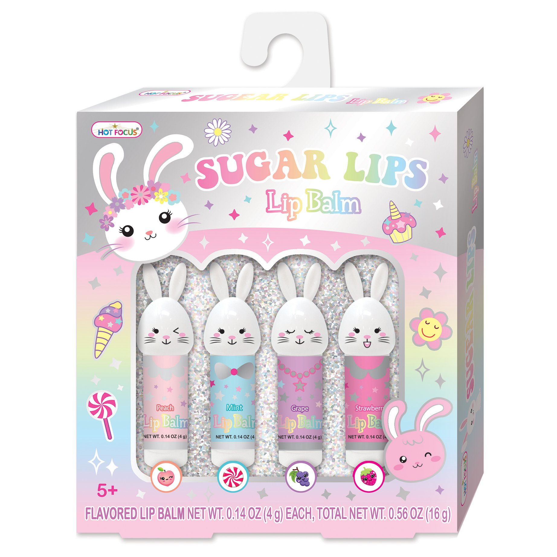 Hot Focus Sugar Lips Easter Bunny Kids Lip Balm Kit - Shop Lip Gloss At 