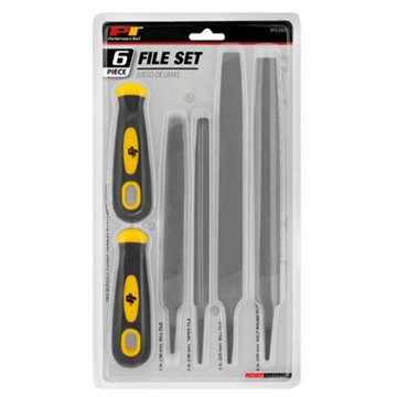 Performance Tool Carbon Steel File Set, 6 pc