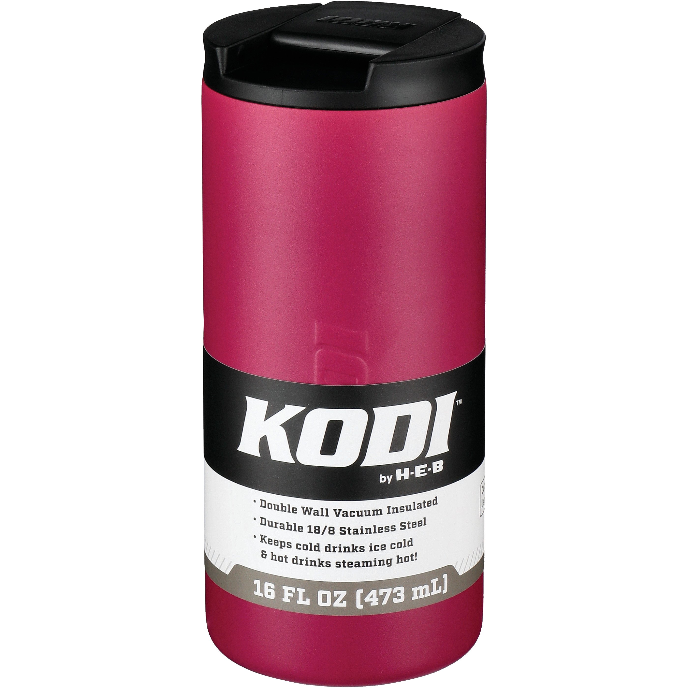 KODI by H-E-B White Matte Stainless Steel Spill Proof Travel Mug - Shop  Travel & To-Go at H-E-B