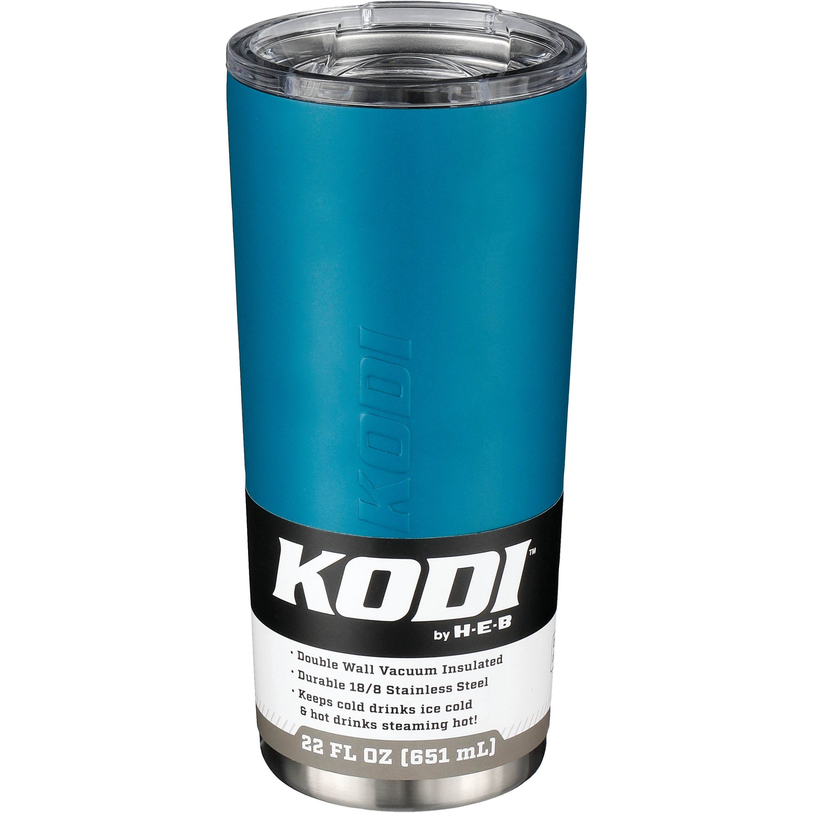 KODI By H-E-B Stainless Steel Tumbler - Deep Turquoise Matte - Shop ...