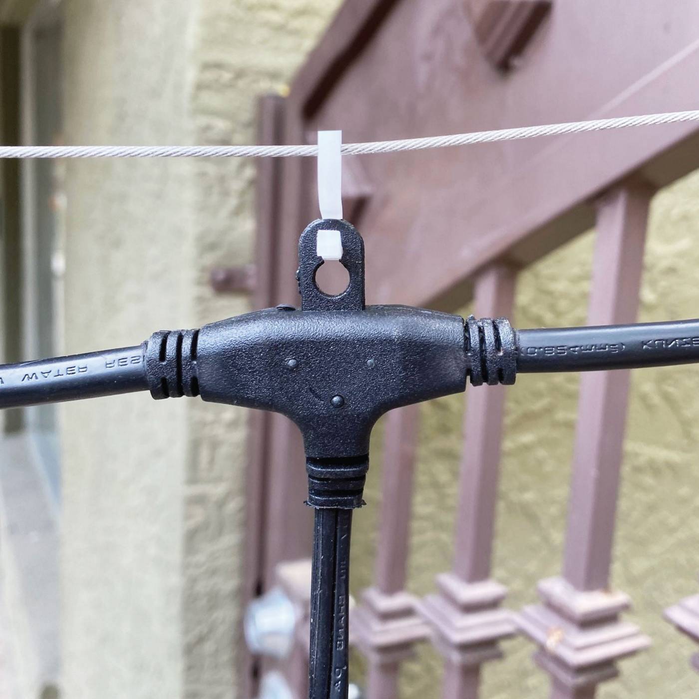 Simple Living Solutions ProDec Patio Lights Cable Wire Kit Shop Nails