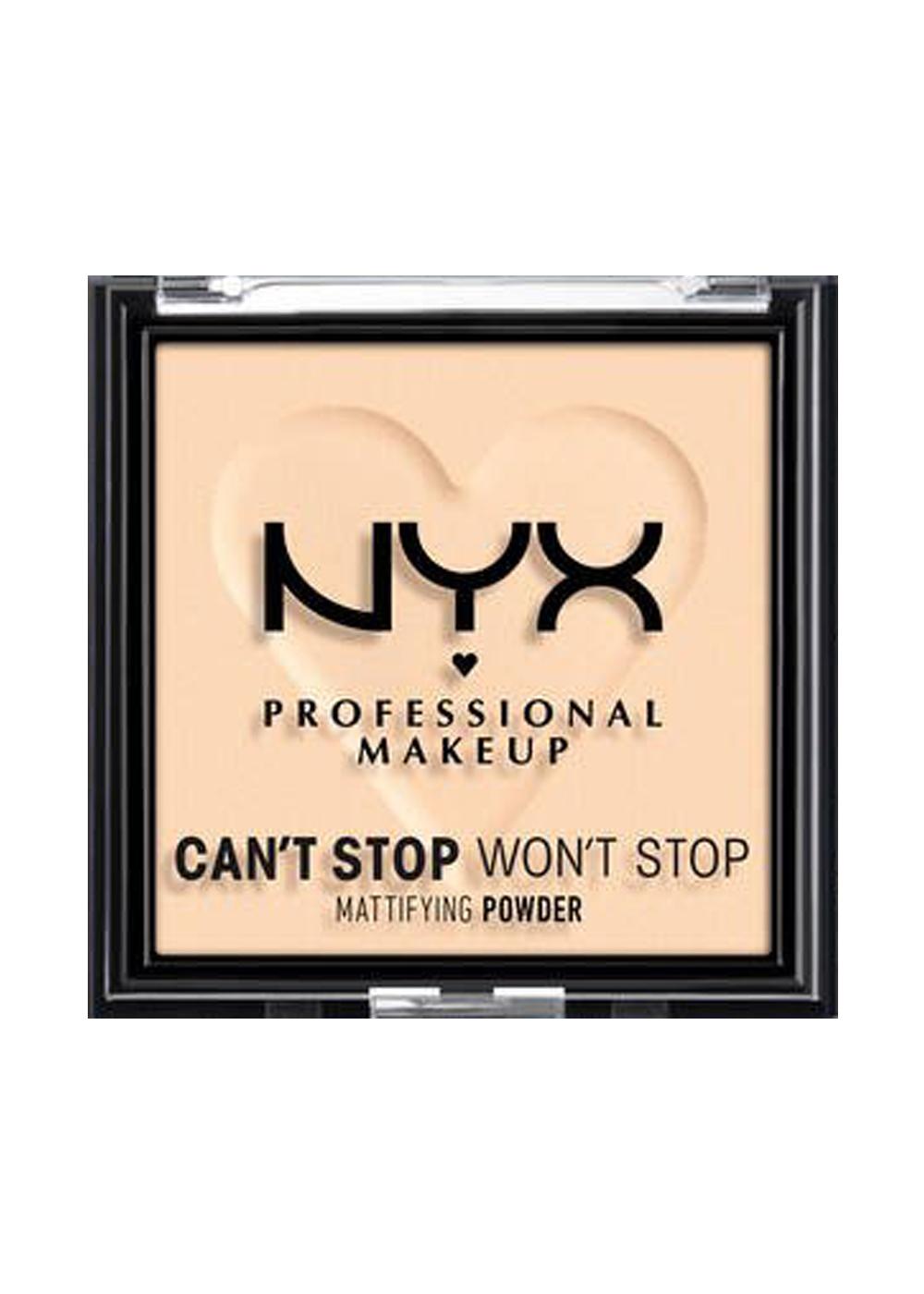 NYX Can't Stop Won't Stop Mattifying Powder Fair; image 1 of 2