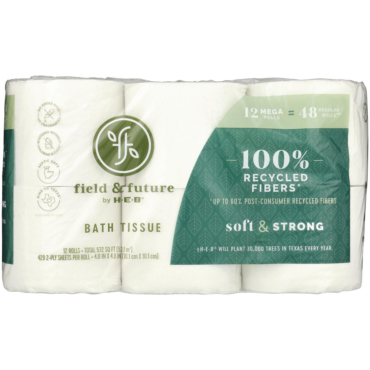 Field & Future by H-E-B Soft & Strong Toilet Paper; image 1 of 4