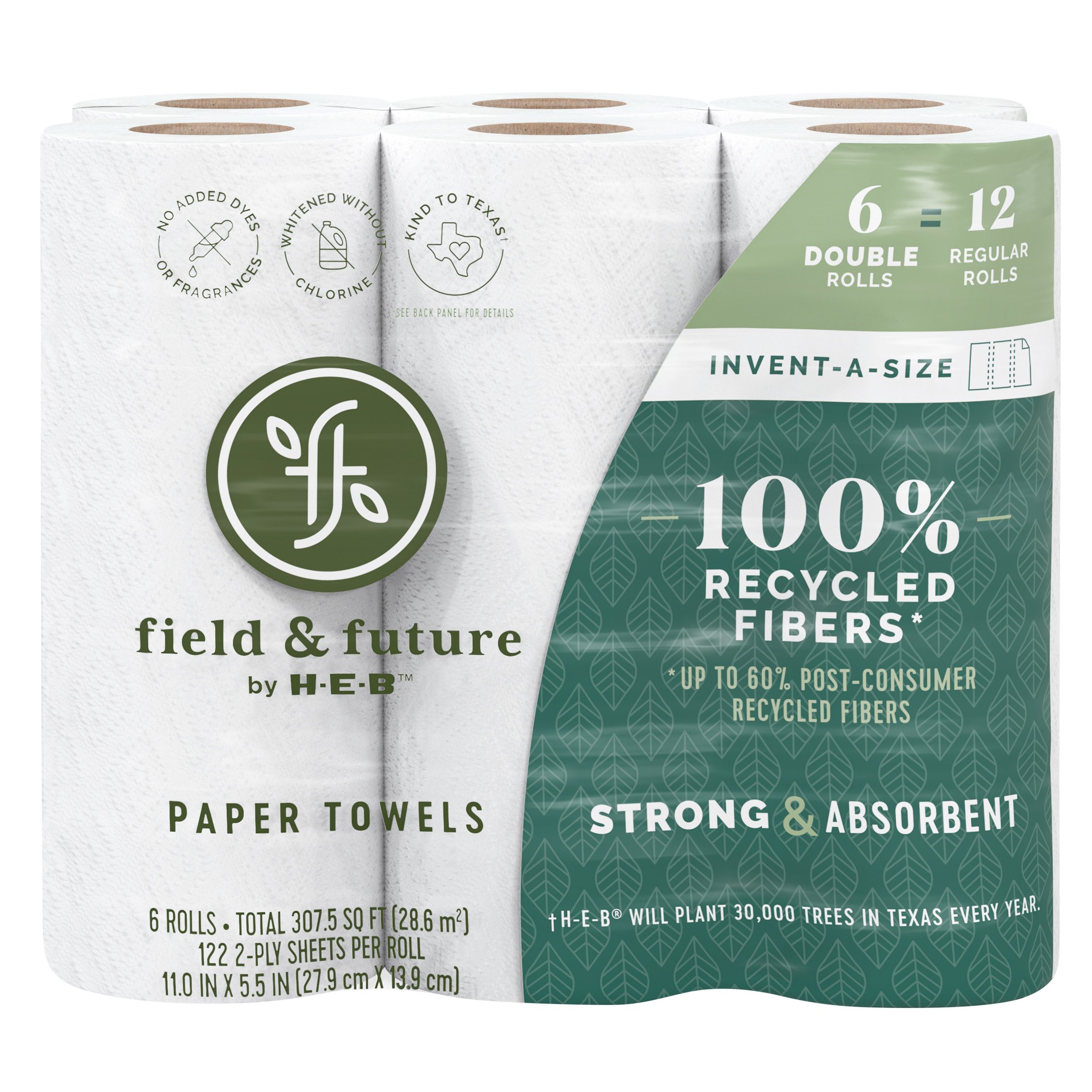 Field & Future by H-E-B Strong & Absorbent Paper Towels - Shop Paper Towels  at H-E-B