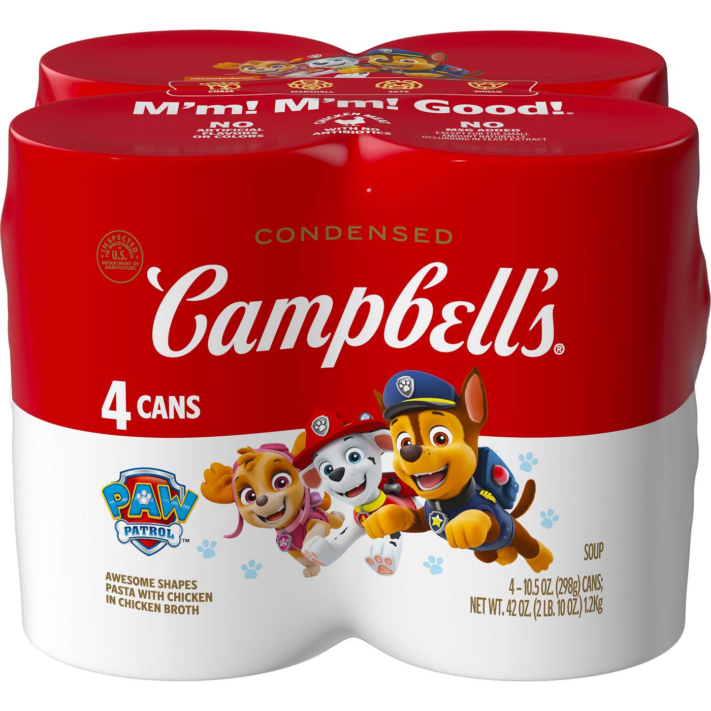 Campbell's Condensed Paw Patrol Awesome Shapes Pasta With Chicken in Chicken Broth; image 1 of 9