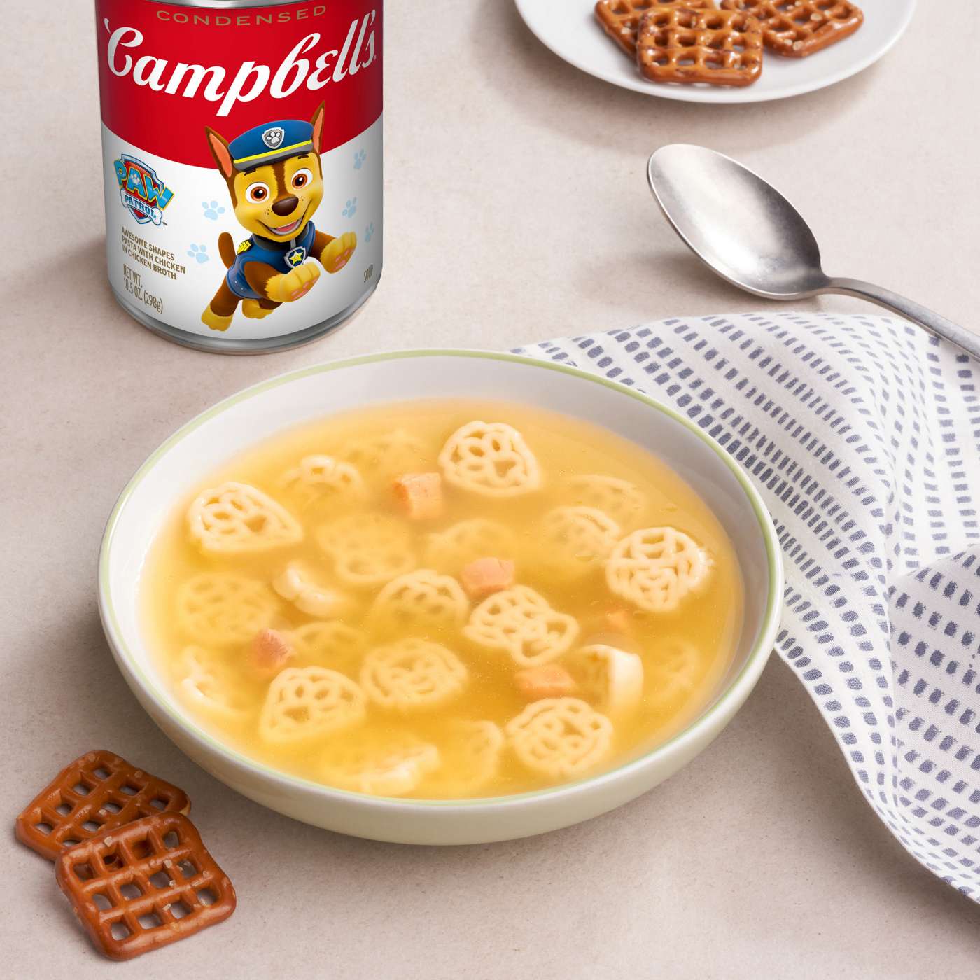 Campbell's Condensed Paw Patrol Awesome Shapes Pasta With Chicken in Chicken Broth; image 4 of 9