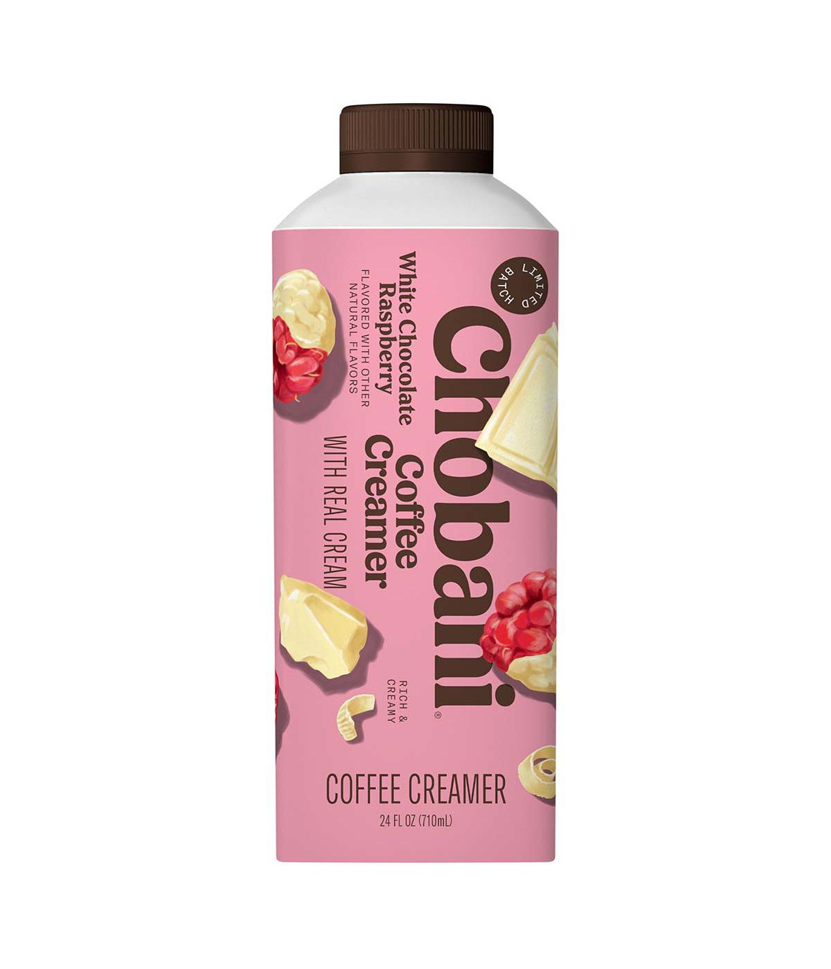 Chobani Liquid Coffee Creamer - White Chocolate Raspberry; image 1 of 2