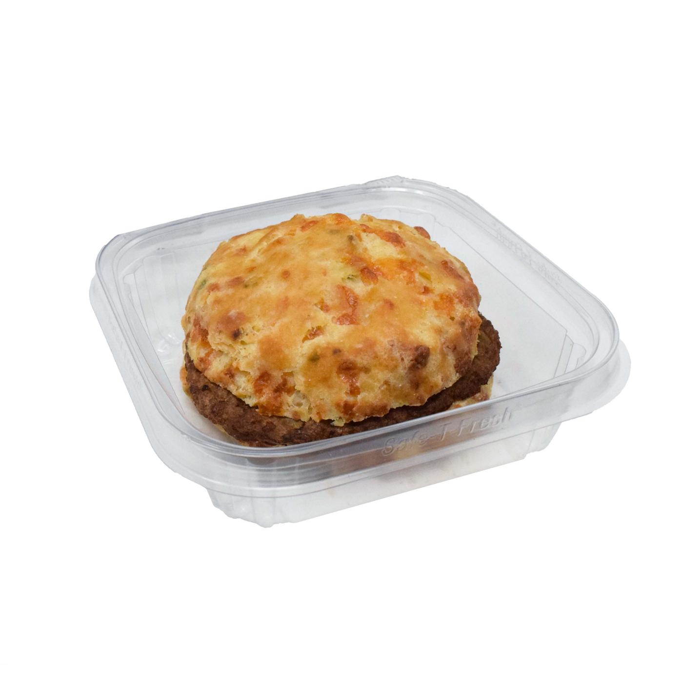 H-E-B Jalapeno Biscuit Sandwich - Sausage; image 1 of 2