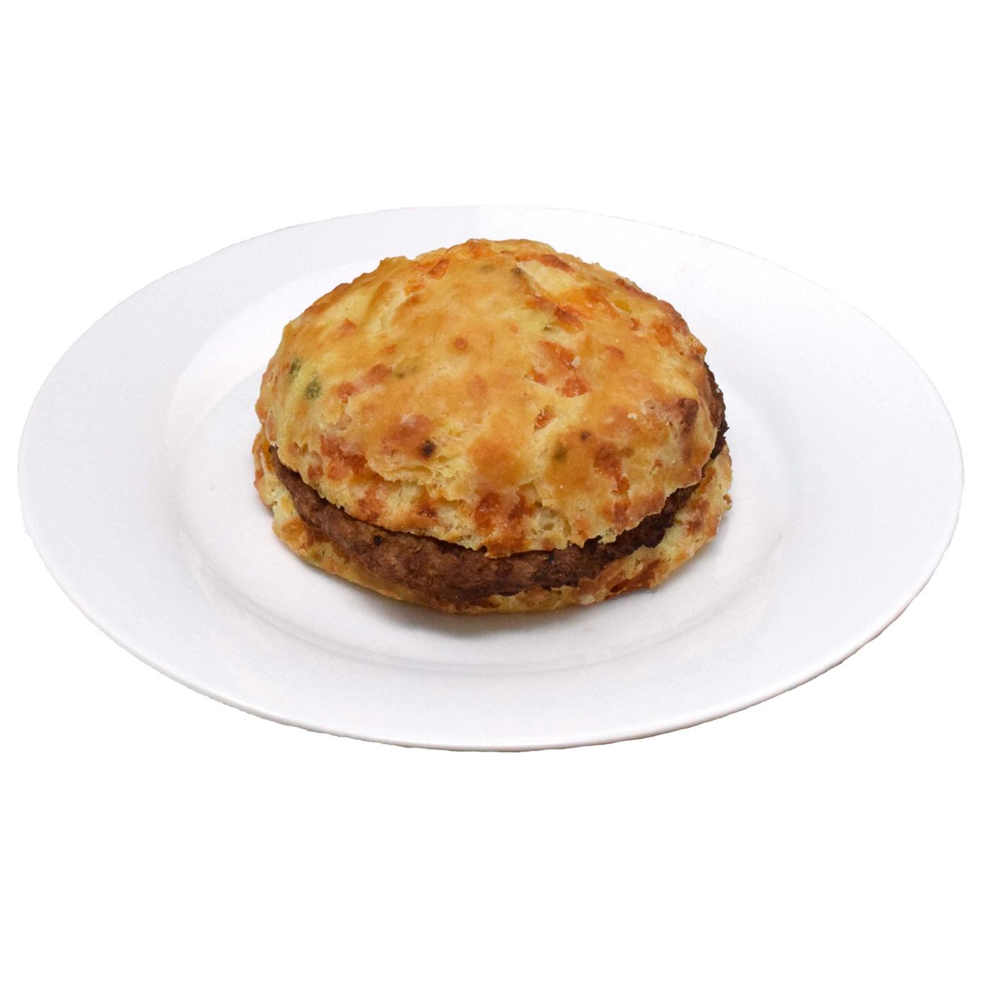 H-E-B Jalapeno Biscuit Sandwich - Sausage; image 2 of 2