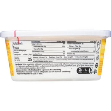 Truwhip Zero Sugar Whipped Topping - Keto, 9 oz