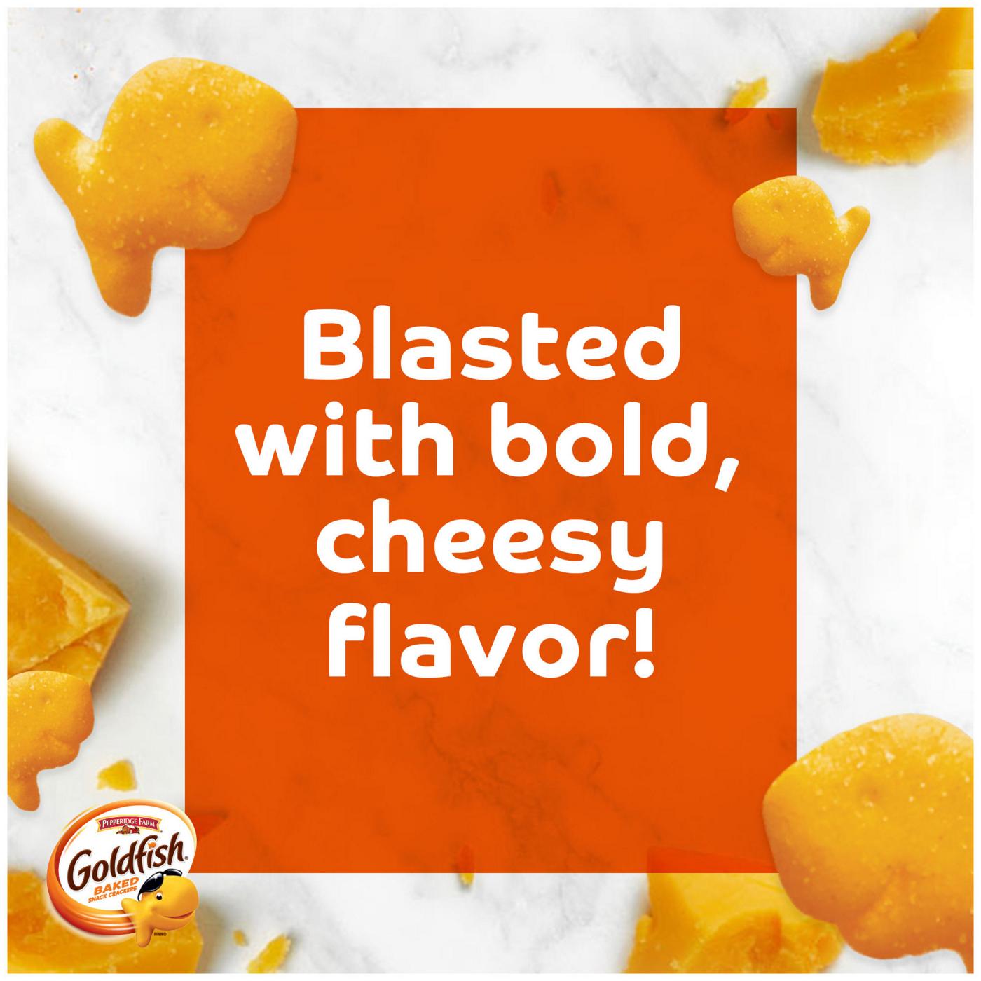 Goldfish Flavor Blasted Xtra Cheddar Crackers - Family Size; image 5 of 9