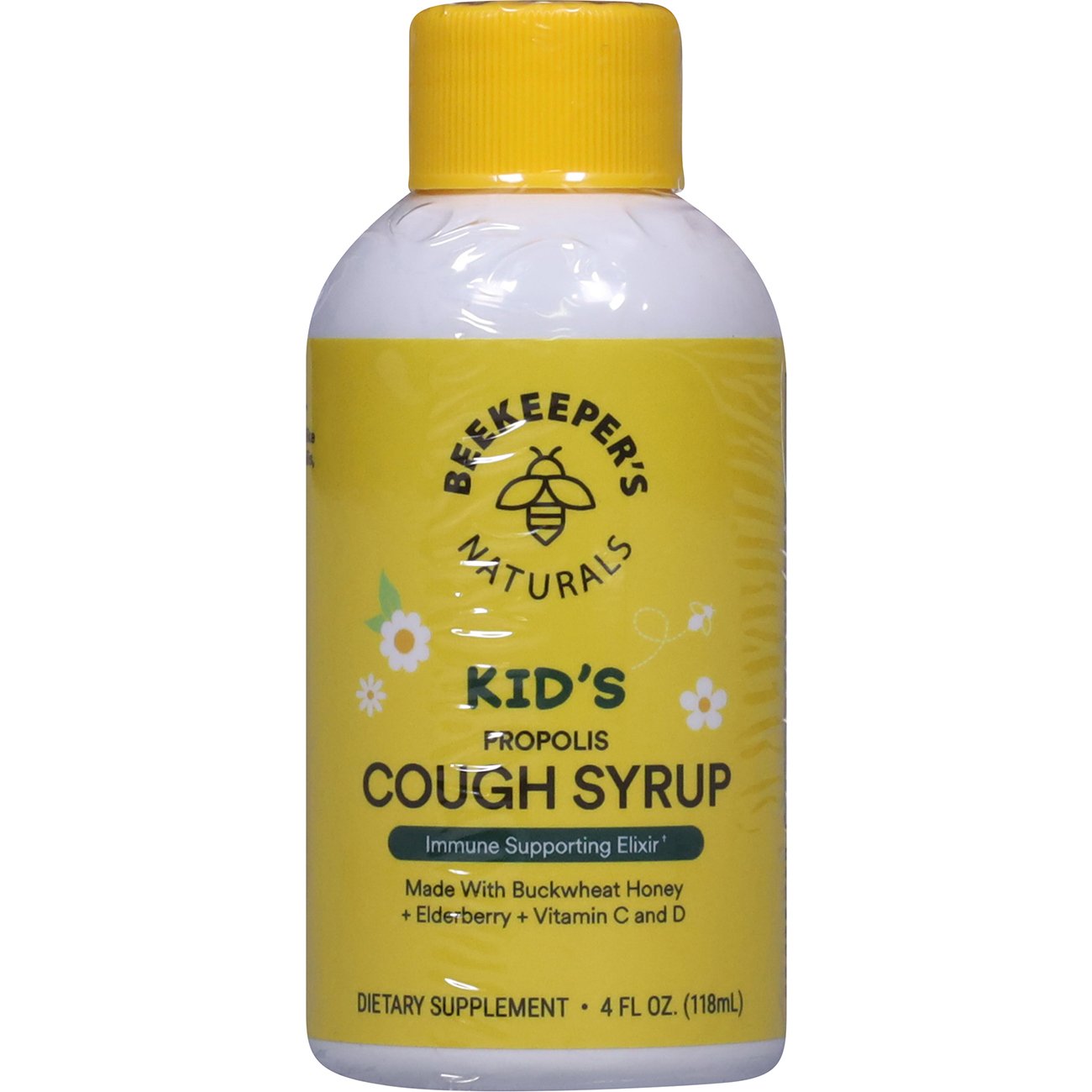 Beekeeper's Naturals Kids' Propolis Cough Syrup, 4 fl oz
