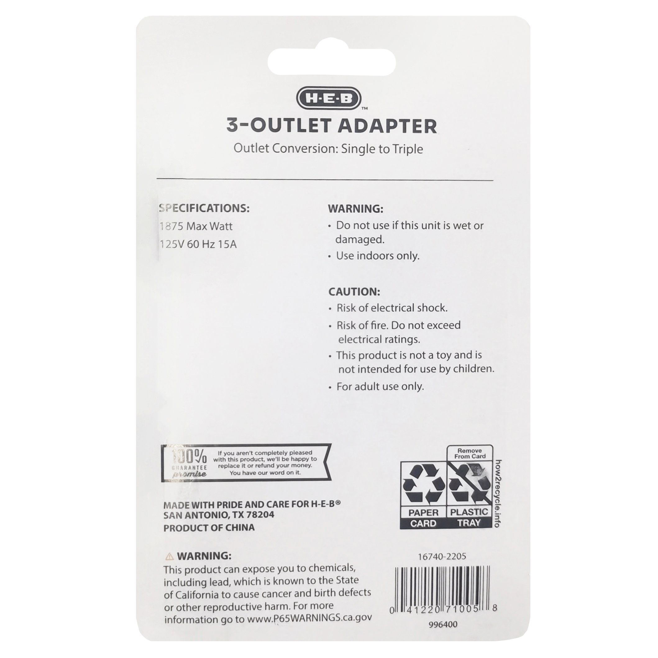 H-E-B Outdoor Wireless Outlet Adapters - Shop Extension Cords at H-E-B