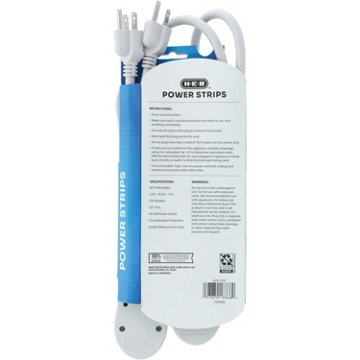 H-E-B 3-Outlet Power Strips, 2 pk