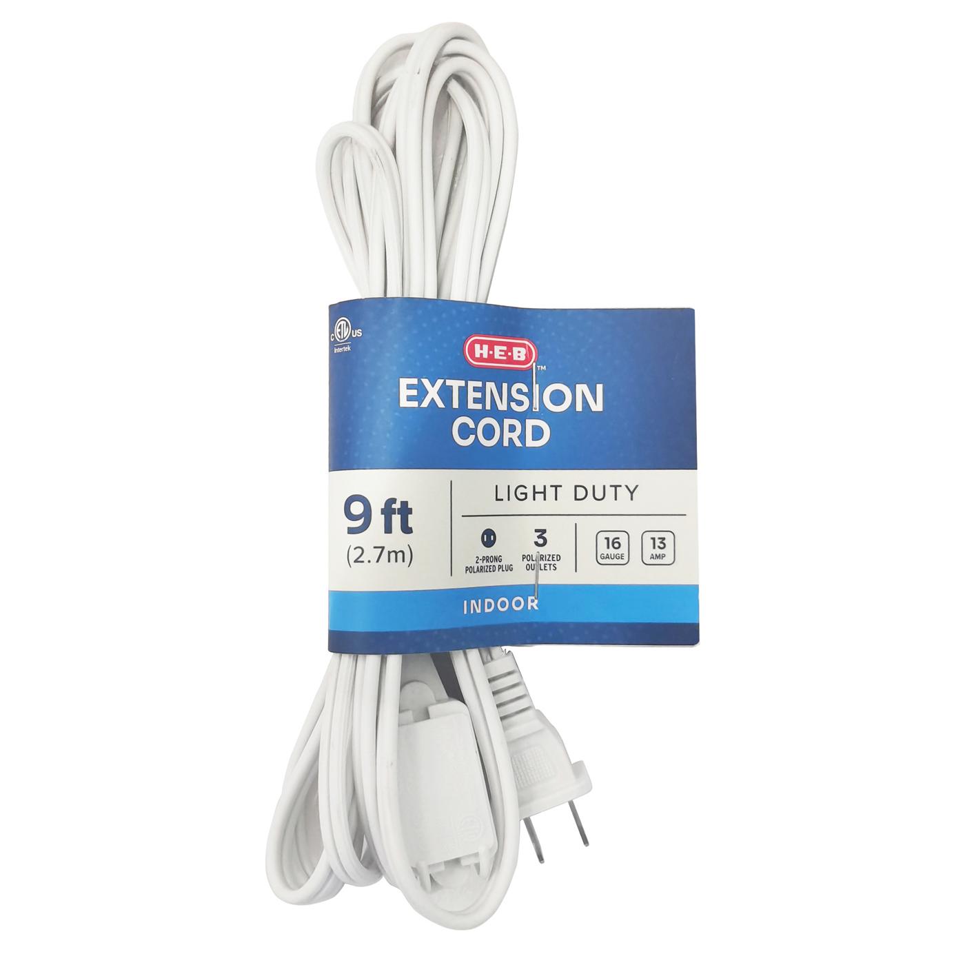 H-E-B Indoor Extension Cord - White - Shop Extension Cords at H-E-B