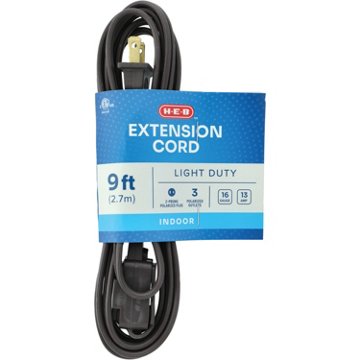 H-E-B Household Extension Cord - Light Brown, 9'