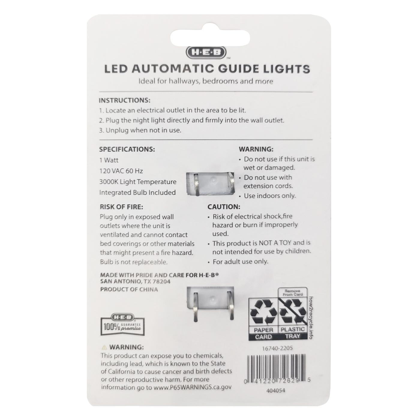 H-E-B LED Automatic Guide Lights; image 3 of 3
