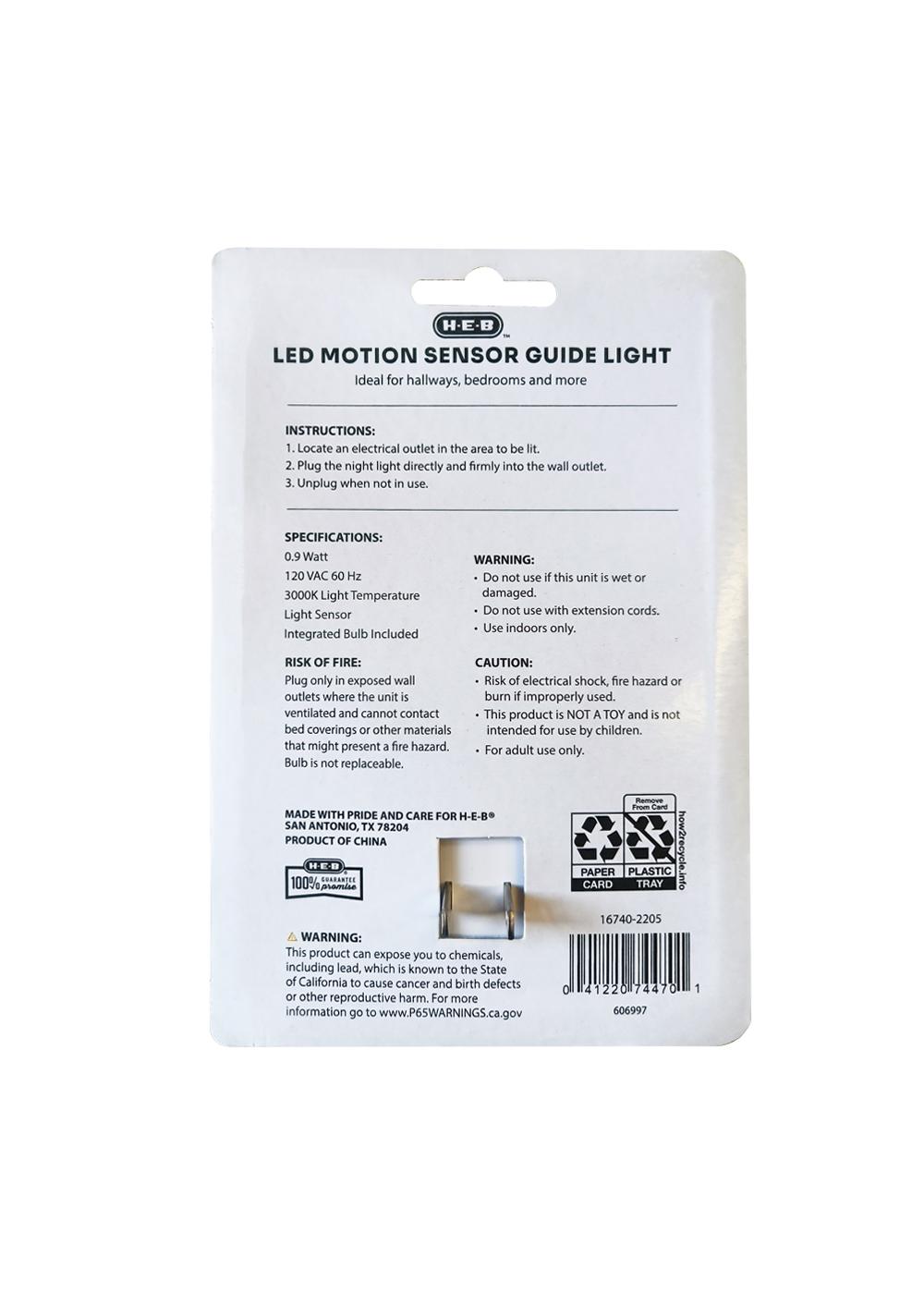 H-E-B LED Motion Sensor Guide Light; image 2 of 2