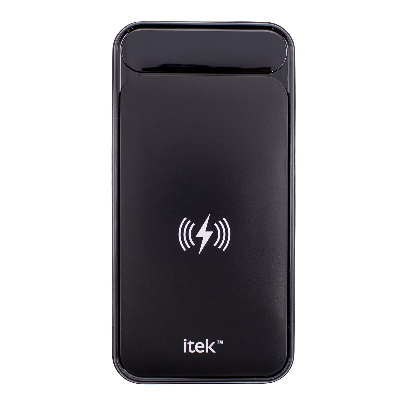 Itek 10,000mAh Power Bank with Wireless Charger; image 1 of 3